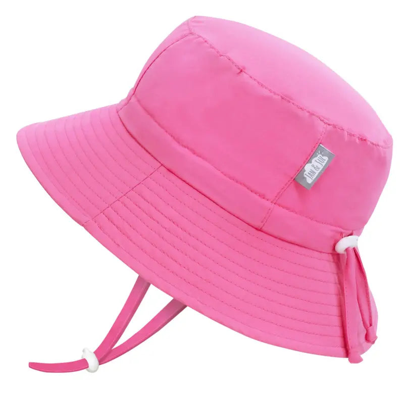 Chapeau soleil ajustable Aqua-Dry à protection solaire UPF 50+, Jan & Jul, Rose Pastèque