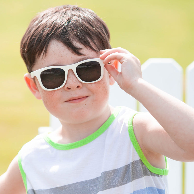 Lunettes de soleil pour bébé/enfant, Jan & Jul, Urban Explorer, blanc