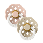 Suces BIBS (x2), BOHEME, Glow in the dark - Blush/Vanilla