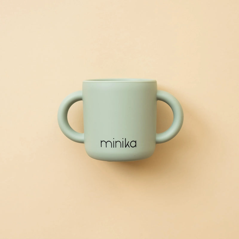Tasse d'apprentissage avec poignées en silicone, Minika, Divers choix de couleur