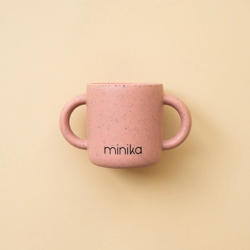 Tasse d'apprentissage avec poignées en silicone, Minika, Divers choix de couleur