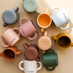 Tasse d'apprentissage avec poignées en silicone, Minika, Divers choix de couleur