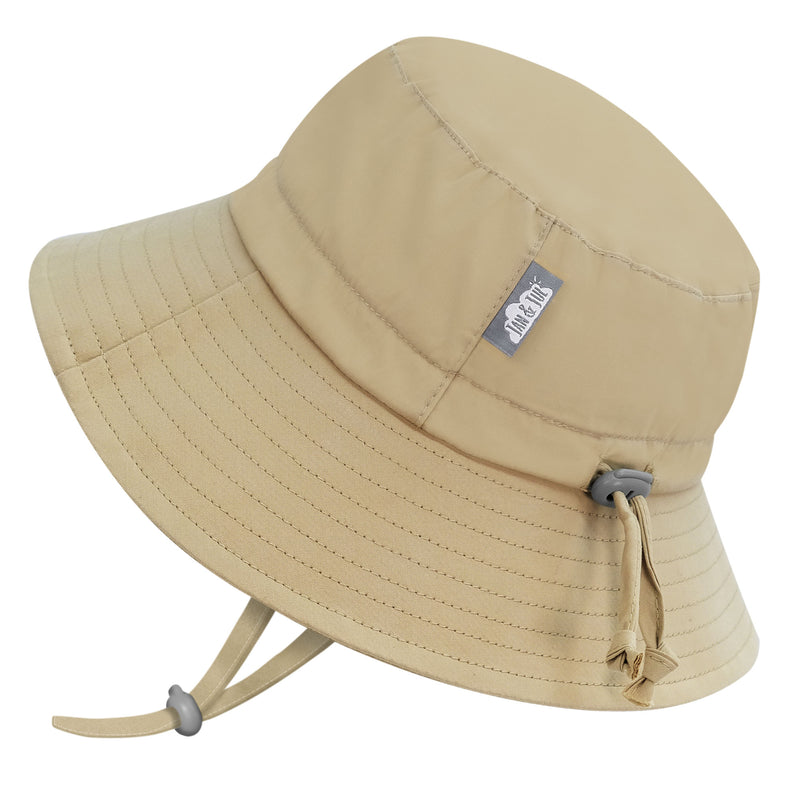 Chapeau soleil ajustable en coton, Jan & Jul, Beige