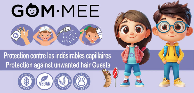 Shampooing Protection Lavande Indésirables capillaires, Gom-mee