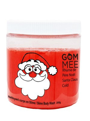 Slime moussante, nettoyant pour le corps, Gom-mee, "Rhume de Père Noël"