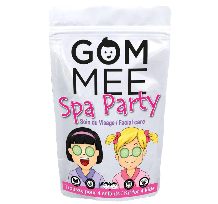 Trousse d'activité Spa en fête soin visage 4 enfants, GOM-MEE