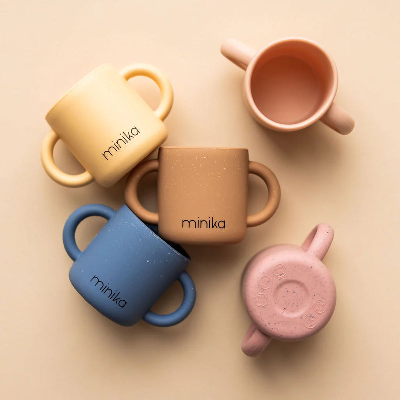 Tasse d'apprentissage avec poignées en silicone, Minika, Divers choix de couleur