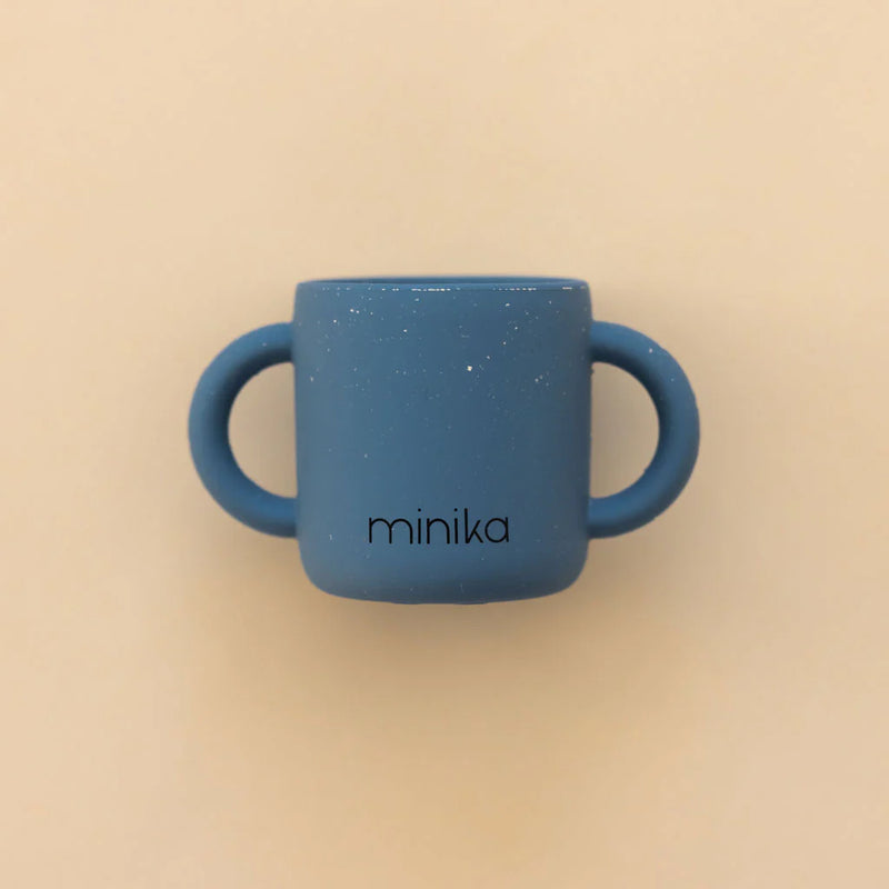 Tasse d'apprentissage avec poignées en silicone, Minika, Divers choix de couleur