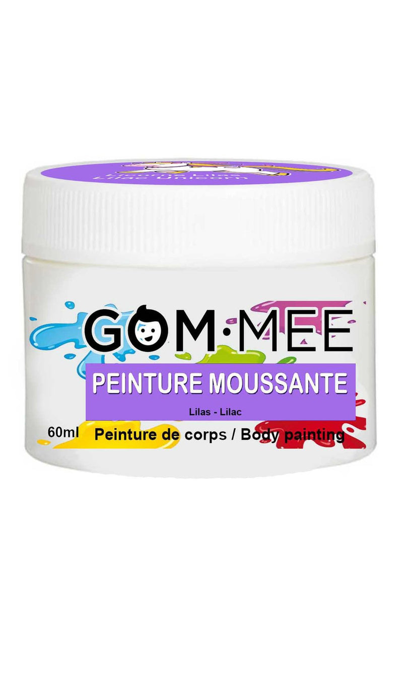 Nettoyant peinture moussante corps, Gom-mee, Licorne lilas, 60g