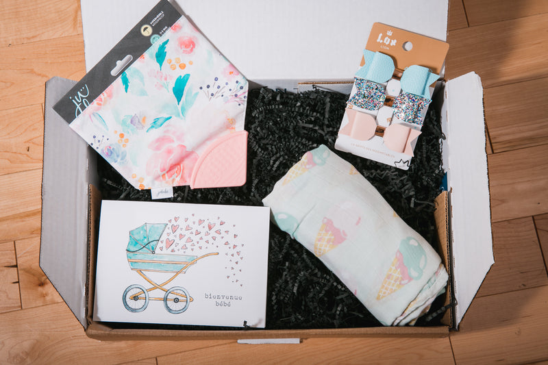 Kit cadeau - Nouveau né Pastel