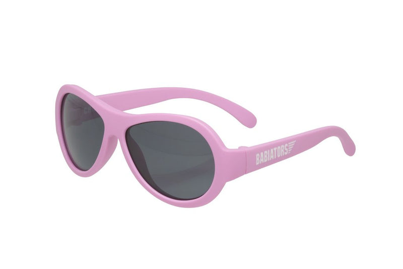 Lunettes de soleil pour enfant, style aviateur, Babiators, Rose