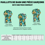 Maillot de bain une pièce Jungle, Birdz