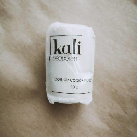 Recharge zéro-déchet de déodorant naturel et végan, fait à la main au Québec, Kali