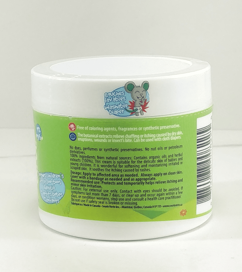 Crème bio pour bobo, Souris verte, 60 g