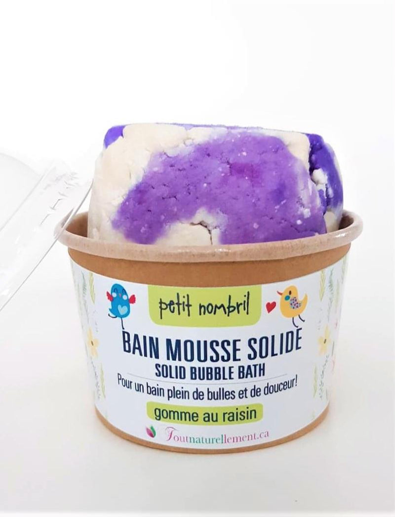 Bain mousse solide, Petit nombril