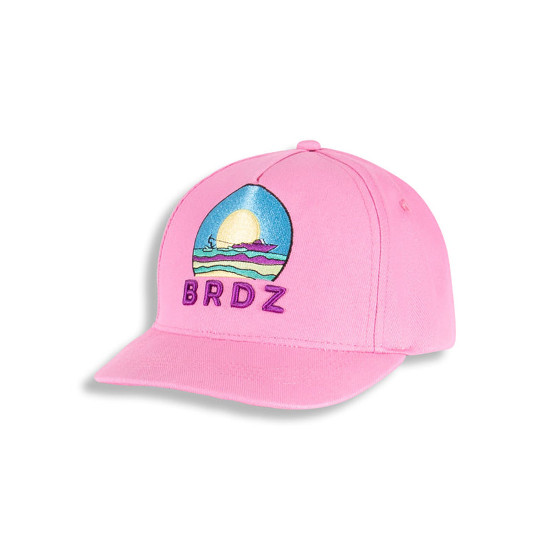 Casquette en Jeans Rose, Birdz