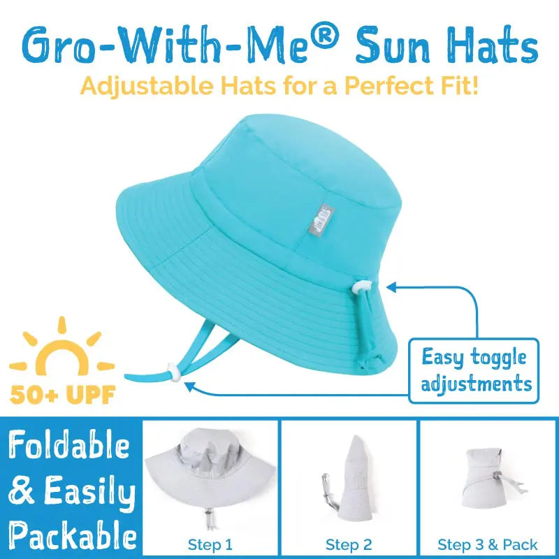 Chapeau soleil ajustable Aqua-Dry à protection solaire UPF 50+, Jan & Jul, Rose Pastèque