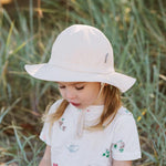 Chapeau soleil ajustable en coton, Jan & Jul, Beige