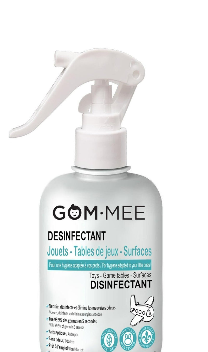 Désinfectant nettoyant jouets surfaces biodégradable, 500 ml, Gom-mee