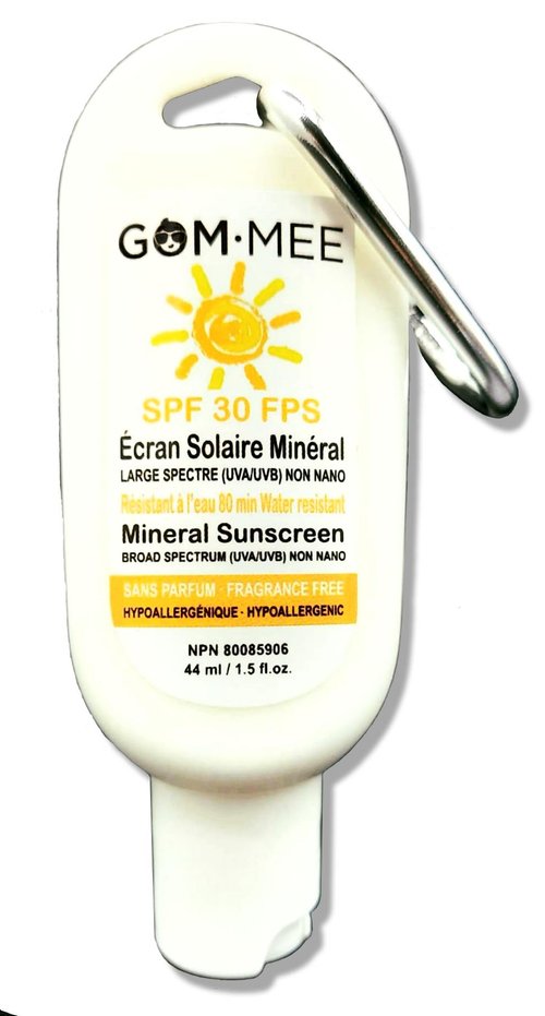 Écran solaire invisible hypoallergénique peau sensible bébé enfant adulte, Gom-mee