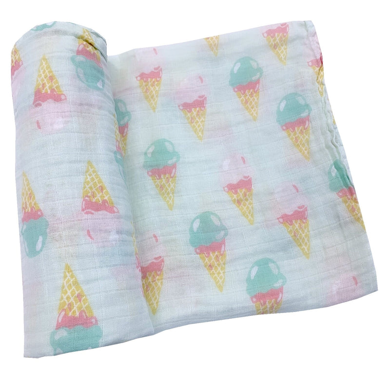 Couverture de mousseline, Face de pet, Crème glacée