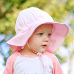 Chapeau soleil ajustable en coton, Jan & Jul, Rose