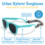 Lunettes de soleil pour bébé/enfant, Jan & Jul, Urban Explorer, Marine