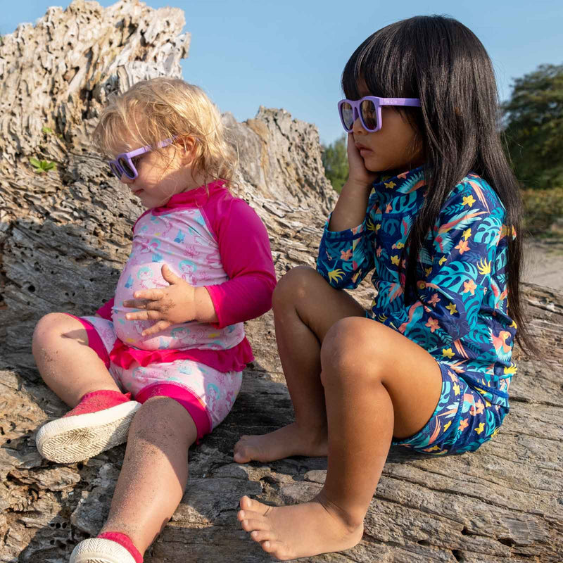 Lunettes de soleil pour bébé/enfant, Jan & Jul, Urban Explorer, Mauve