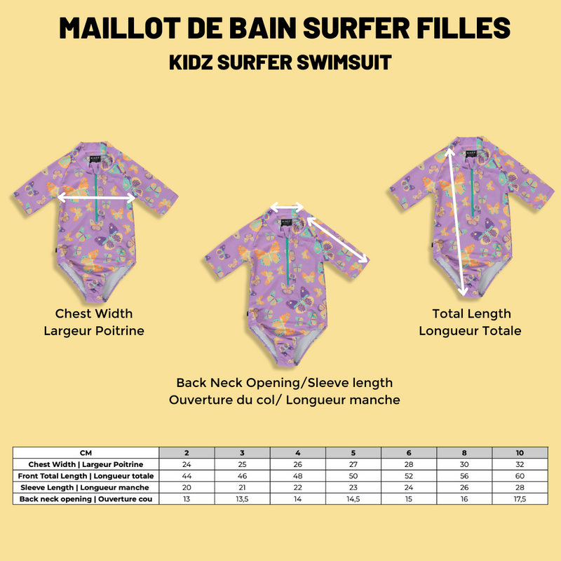 Maillot de bain Surfer Papillons, Birdz