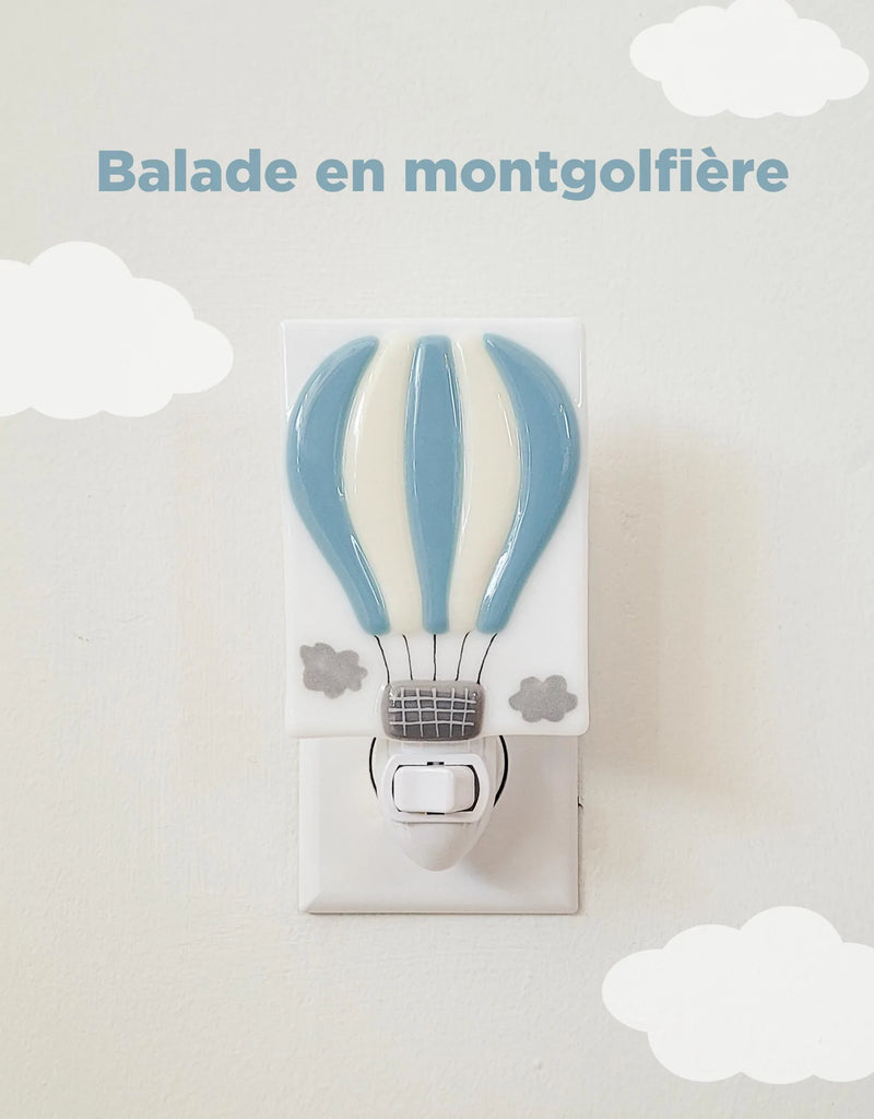 Veilleuse, Veille sur toi, Montgolfière Bleu