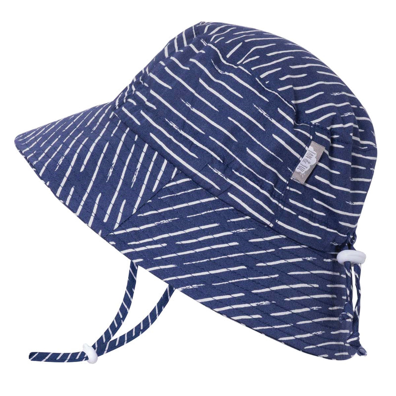 Chapeau soleil ajustable en coton, Jan & Jul, Navy