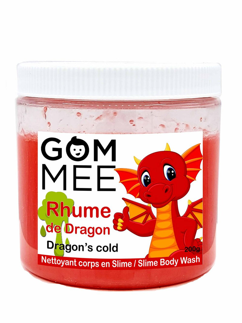 Slime moussante, nettoyant pour le corps, Gom-mee, "Rhume de Dragon"