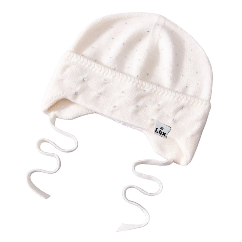 Tuque Agathe sans pompon, Lox lion, Crème