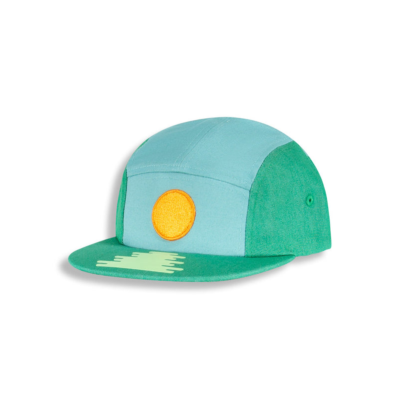 Casquette Sunset, vert bleu - Birdz