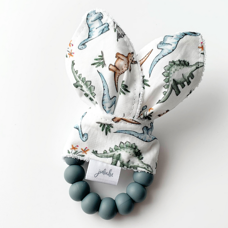 Hochet oreilles de lapin, Jululu, Dinos gris