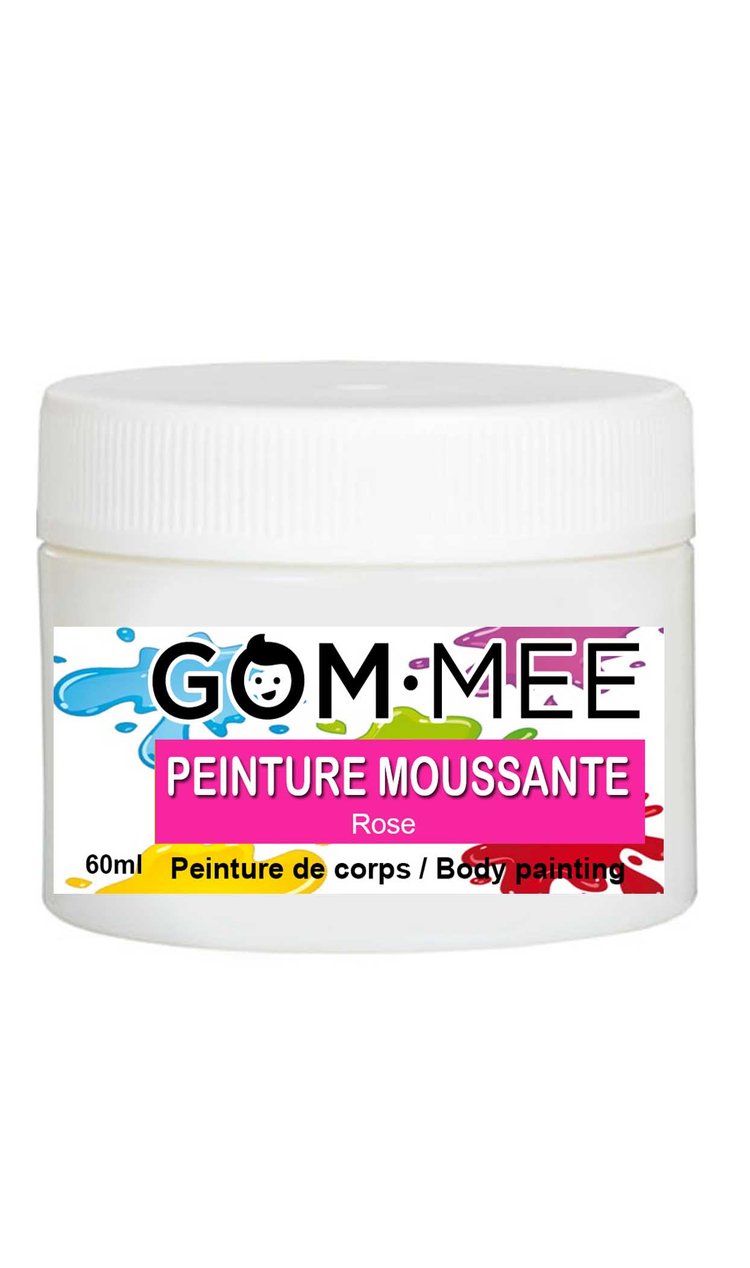 Peinture moussante corps (Nettoyant pour le corps), Gom-mee, plusieurs couleurs disponibles