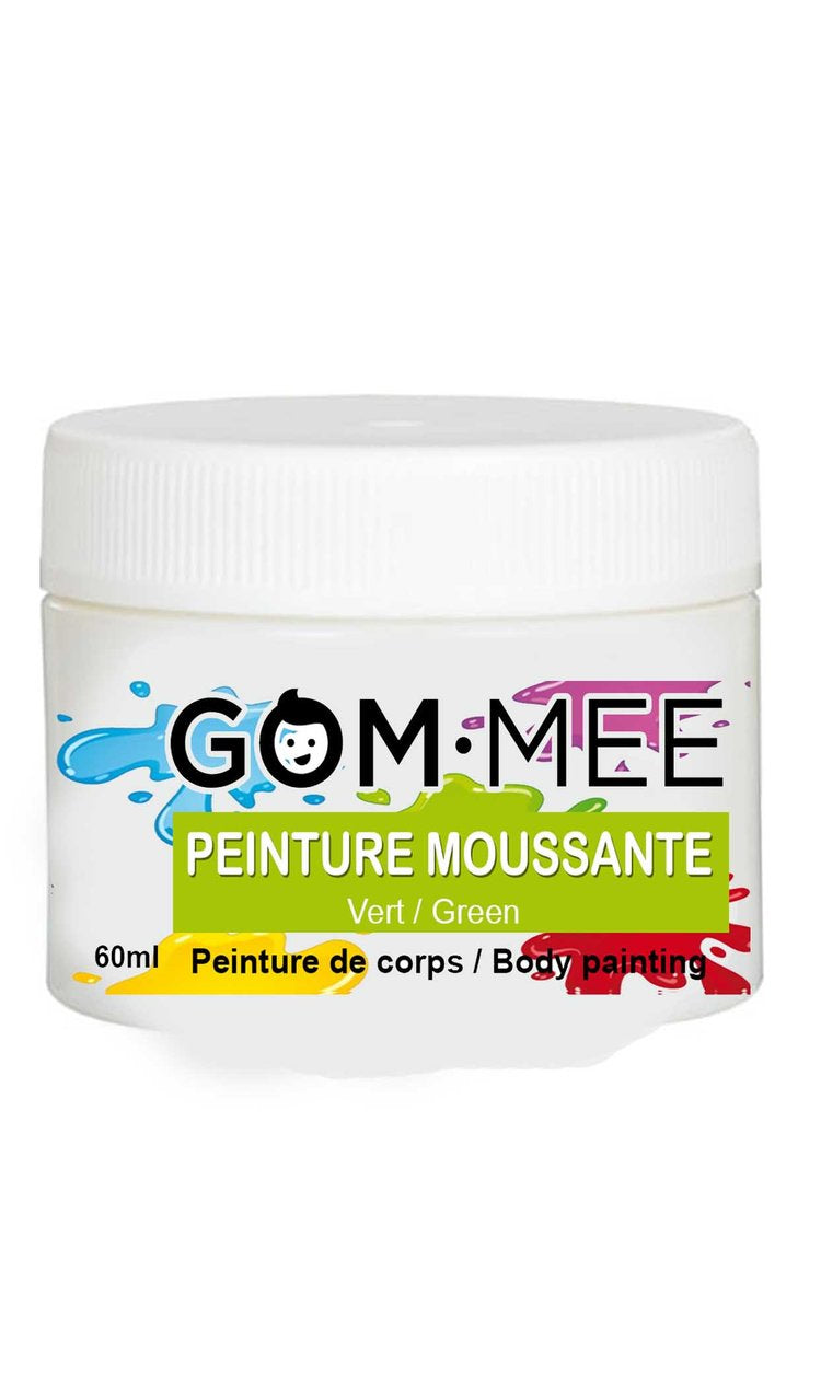 Peinture moussante corps (Nettoyant pour le corps), Gom-mee, plusieurs couleurs disponibles