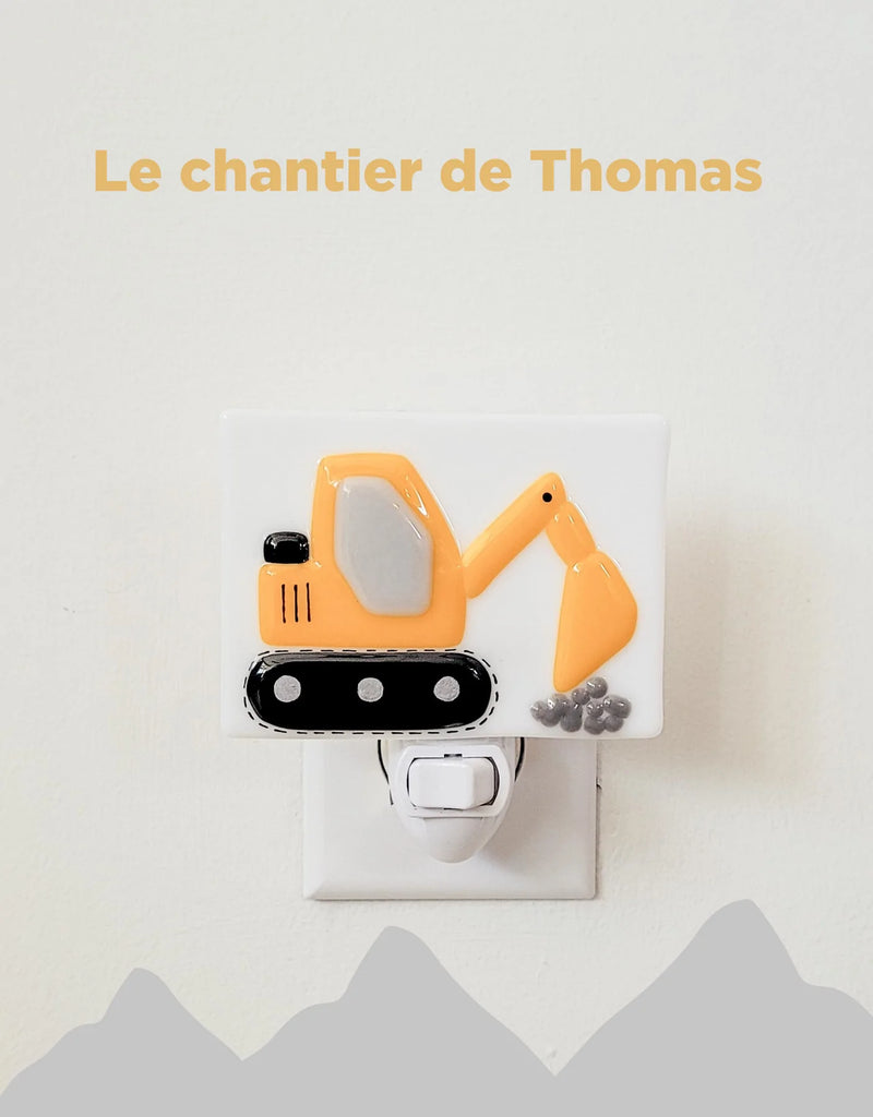 Veilleuse, Veille sur toi, Le chantier de Thomas