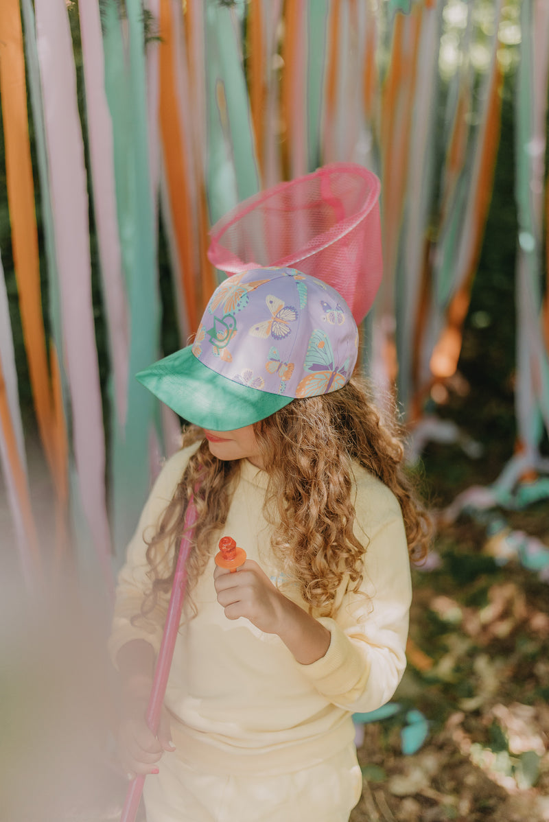 Casquette Papillons, Lilas - Birdz